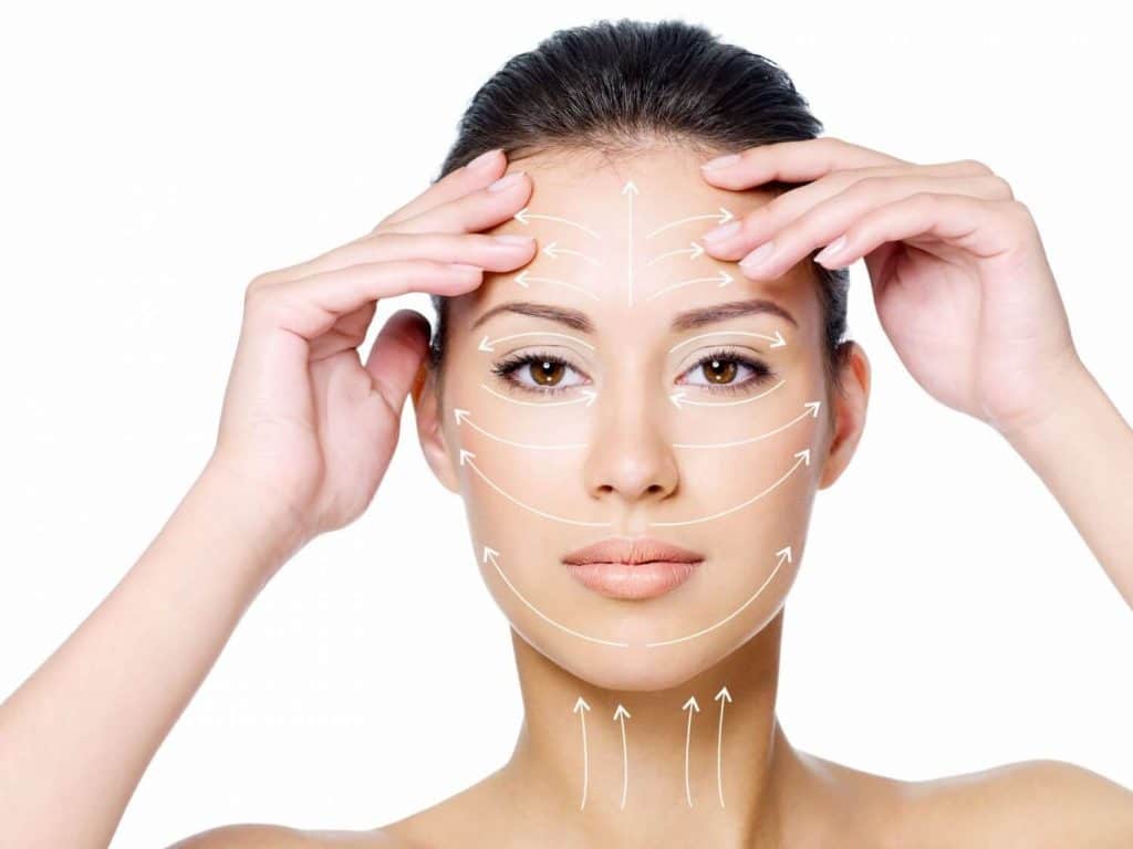 Массаж зоны лица